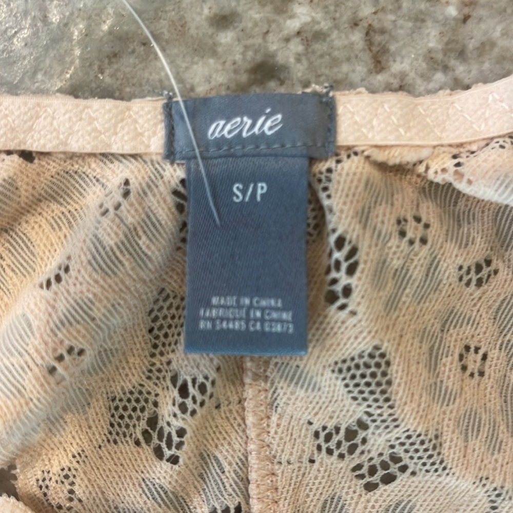 Aerie Bralets Black and Peach size small - Picture 7 of 7